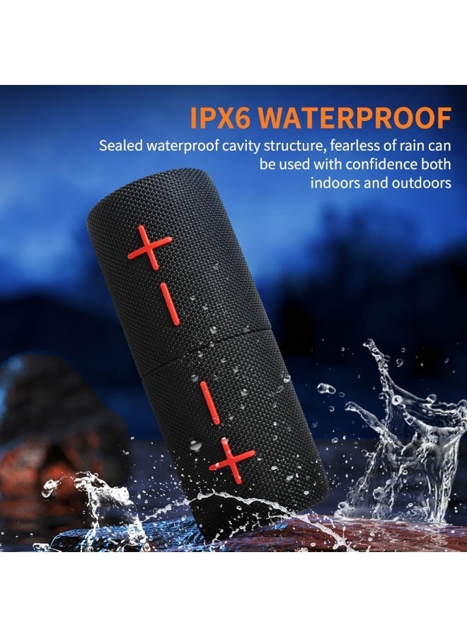 Cyboris 2 in 1 Magnetic Splittable Bluetooth Speaker, TWS Portable Wireless Speaker with 20W Heavy Bass, IPX6 Waterproof RGB Lighting, 24H Playtime for Party, Outdoor, Travel, Gaming - Image 5